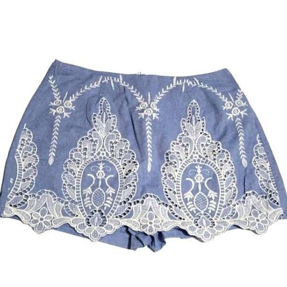 Forever 21 Skort Blue White Size Medium NEW - Picture 1 of 12